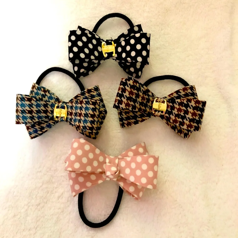 Structured Ribbon/Bow Hair Ties
